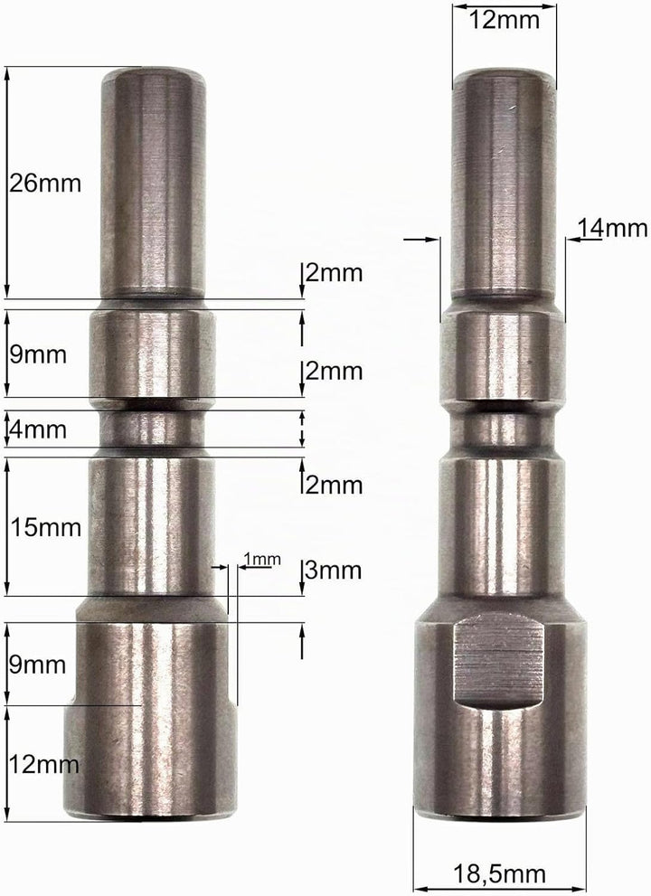 Adapter Kränzle D12 auf 1/4" IG Schnellkupplung – Edelstahl &amp; Messing – 250 Bar Hochdruck Adapter –