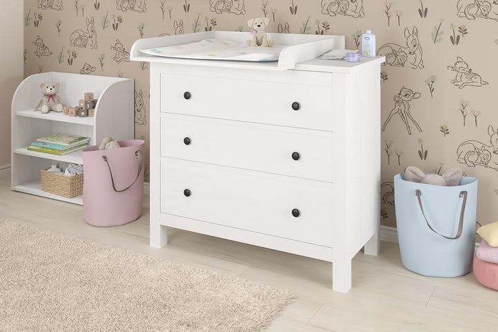 Shefa Kids Wickelaufsatz 800 - Universeller Wickeltischaufsatz für Ikea Kommoden MALM, HEMNES und NO