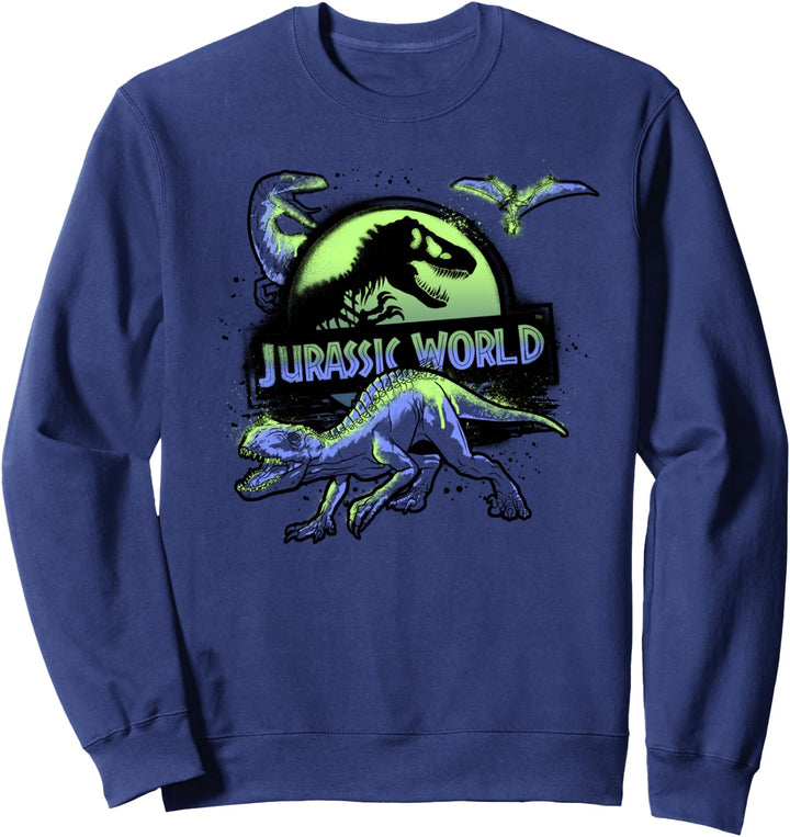 Jurassic World 2 Graffiti Dinosaur Logo Sweatshirt