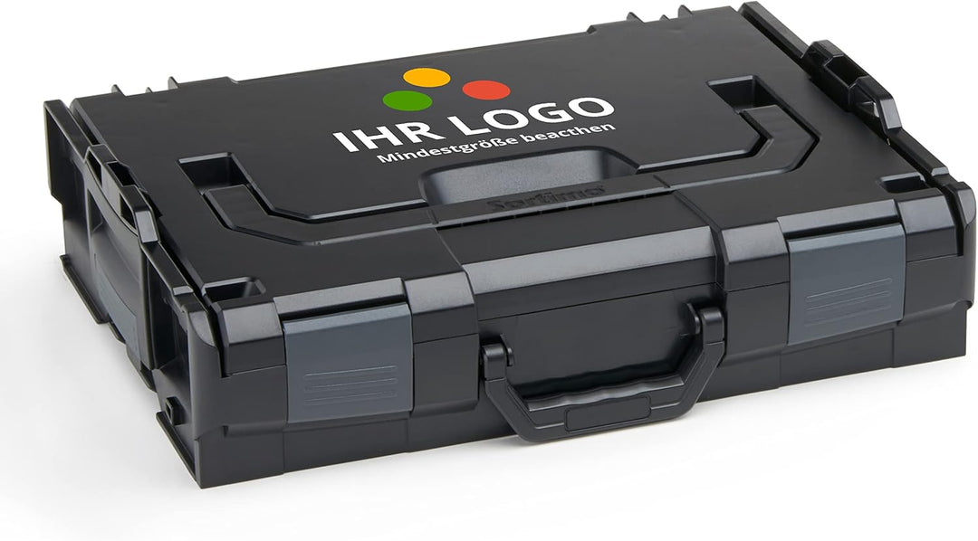 Bosch Sortimo L-BOXX Set Schwarz | Anpassbar mit Logo | L-BOXX 102, 238 &amp; LS-BOXX 306 inkl. i-BOXX,