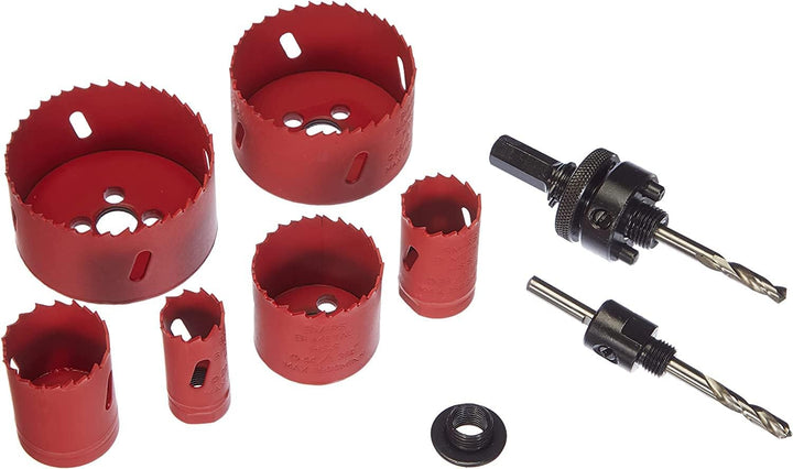 Mannesmann M44100 Bimetall-Lochsägensatz 8-teilig