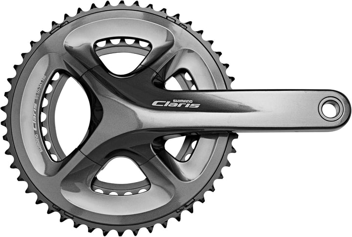 Shimano Claris R2000 50/34 8 Speed Double Chainset Schwarz,Grau Einheitsgrösse, Schwarz,Grau Einheit