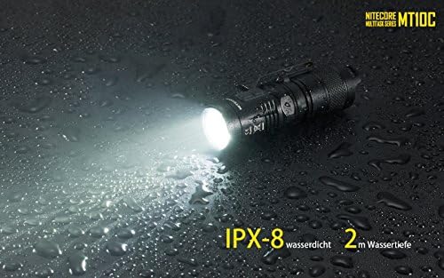 Nitecore MT10C - max. 920 Lumen, 5 Leuchtstufen, inkl. Batterien