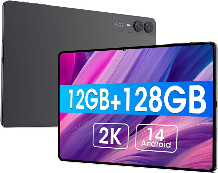 CWOWDEFU Tablet 11 Zoll Android 14,FHD+incell Display,12GB+128GB(1TB TF) Gaming, Octa-Core,7000mAh/1