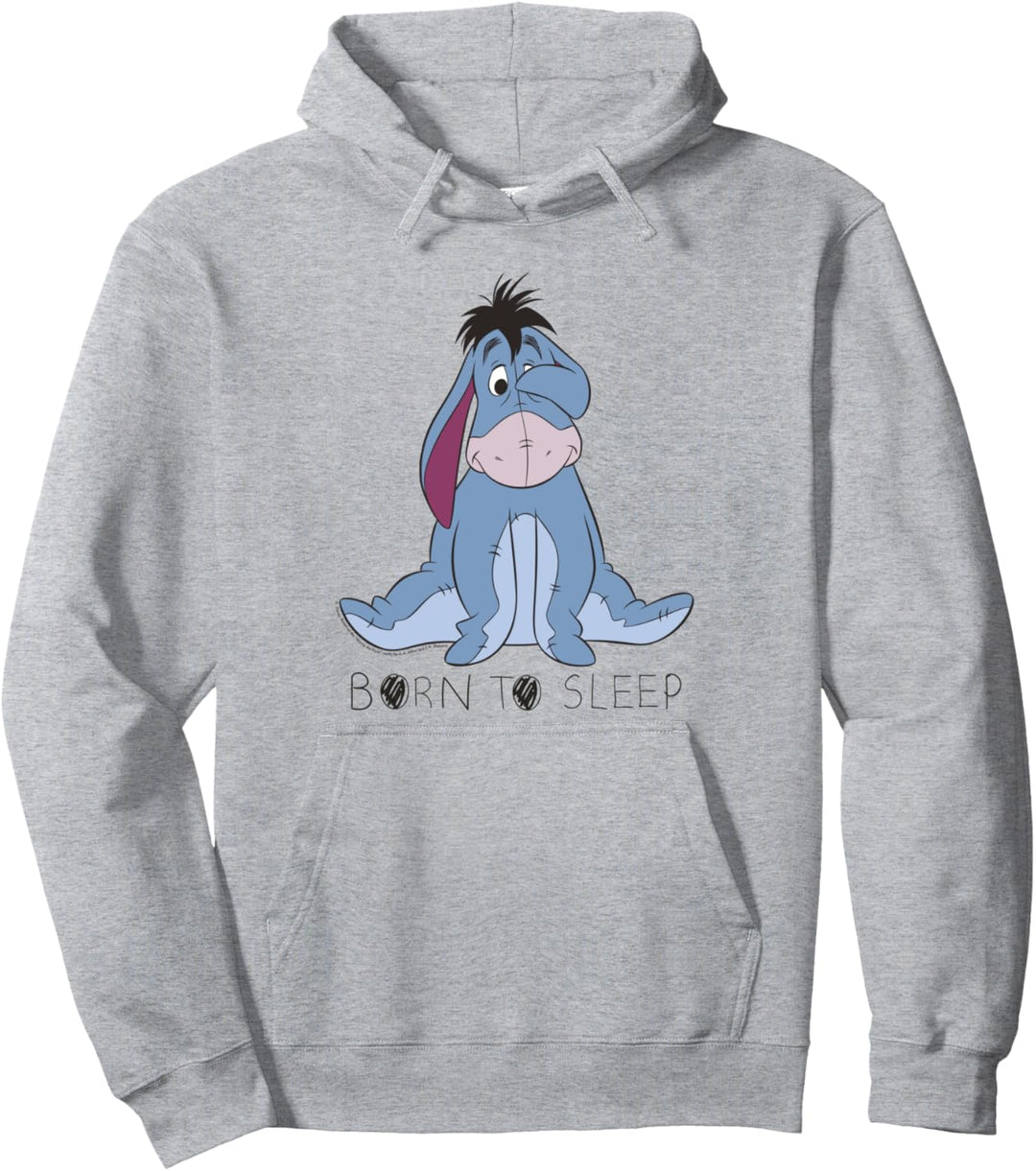 Disney Winnie the Pooh Eeyore Born To Sleep Pullover Hoodie