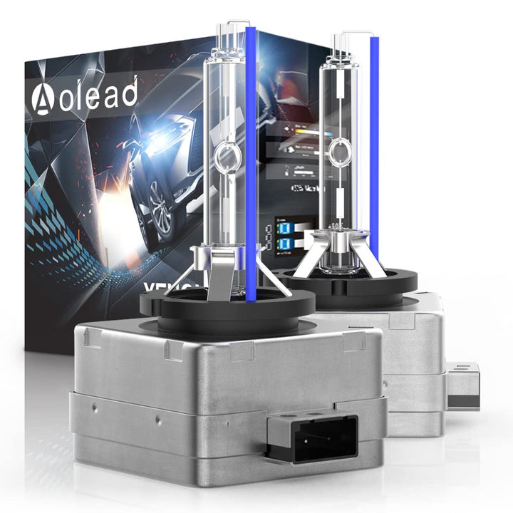 AOLEAD D1S Xenon Brenner Hid Xenon Scheinwerferlampe 12V 35W, 8000K (2 Lampen), 8000K