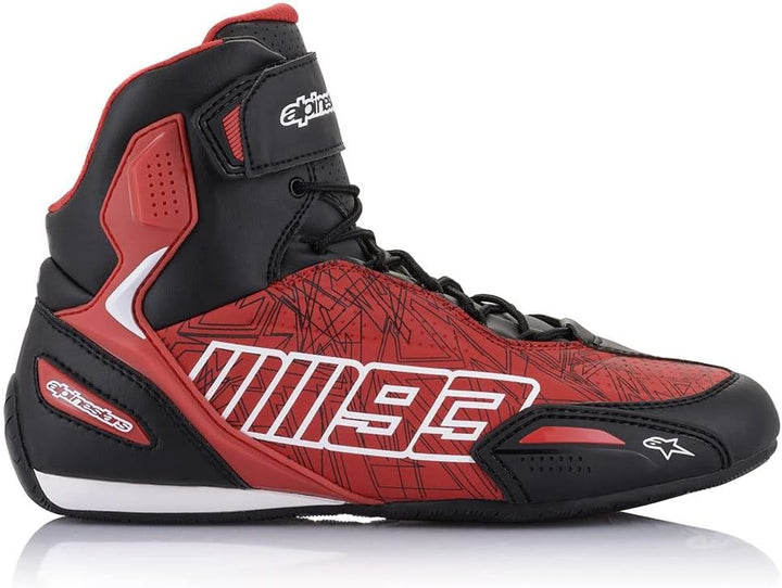 Alpinestars Nc Herren Motorradstiefel 47 EU Schwarz Weiss Rot, 47 EU Schwarz Weiss Rot