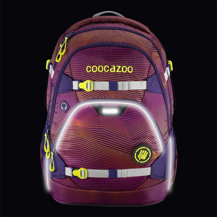 coocazoo Schulrucksack ScaleRale OceanEmotion, ergonomischer Tornister, höhenverstellbar mit Brustgu