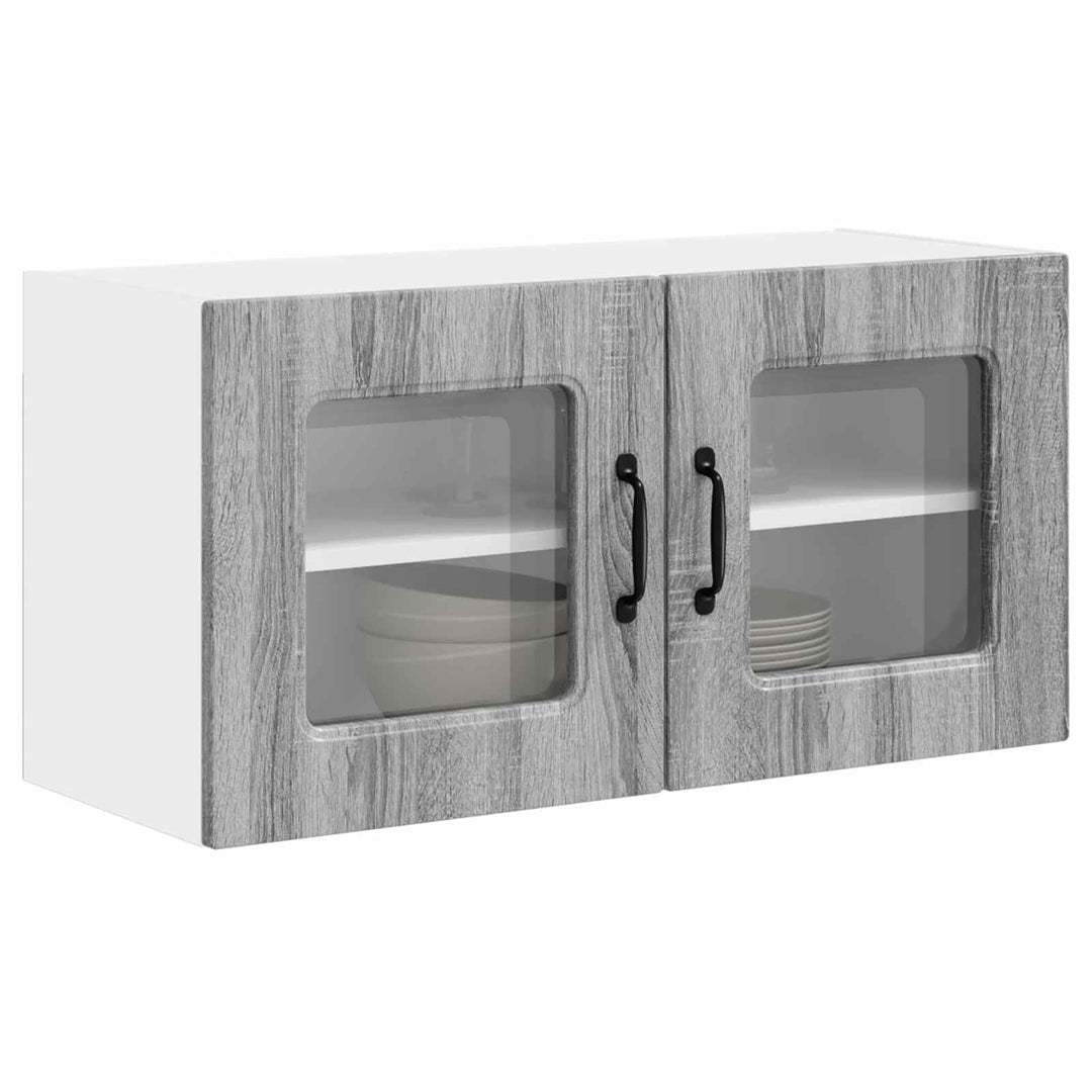 vidaXL Geschirrspülerfront Kalmar Graues Sonoma 80 x 31 x 40 cm, Eleganter moderner Küchenregal, gro
