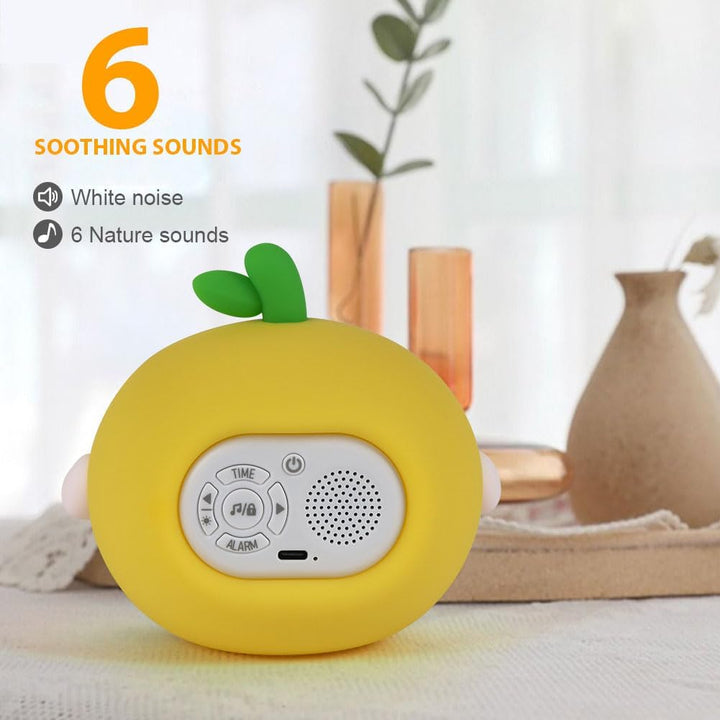HOTUT Kinder Lichtwecker,Schlaftrainer Kinder mit Nachtlichtern,6 White Noise Kinderwecker,Digitaler