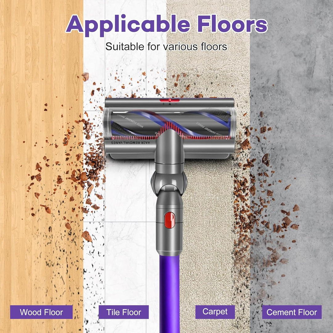 Chuancheng Verbesserter hohem Drehmoment Bürstenkopf für Dyson V7 V8 V10 V11 V15 Gen5 Detect, verwic