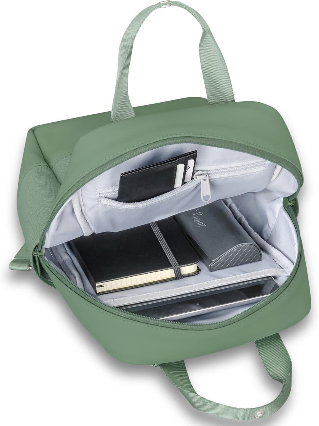 Johnny Urban Rucksack Damen Klein Grün - Jona Small - Stylischer Kleiner Mini Cityrucksack mit Table