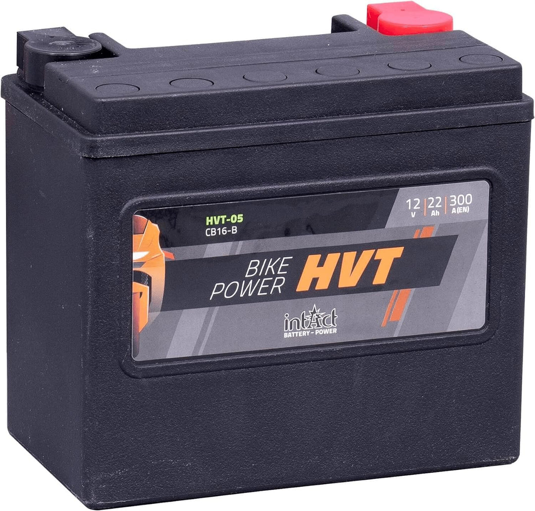 intAct - HVT MOTORRADBATTERIE | Batterie für Roller, Motorrad, Rasentraktor. Wartungsfreier & auslau