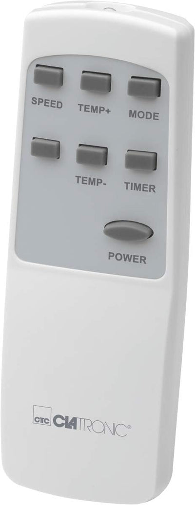 Clatronic Klimaanlage CL 3671 mobiles Klimagerät mit Abluftschlauch, 3 in 1 Klimaanlage mit LED-Disp