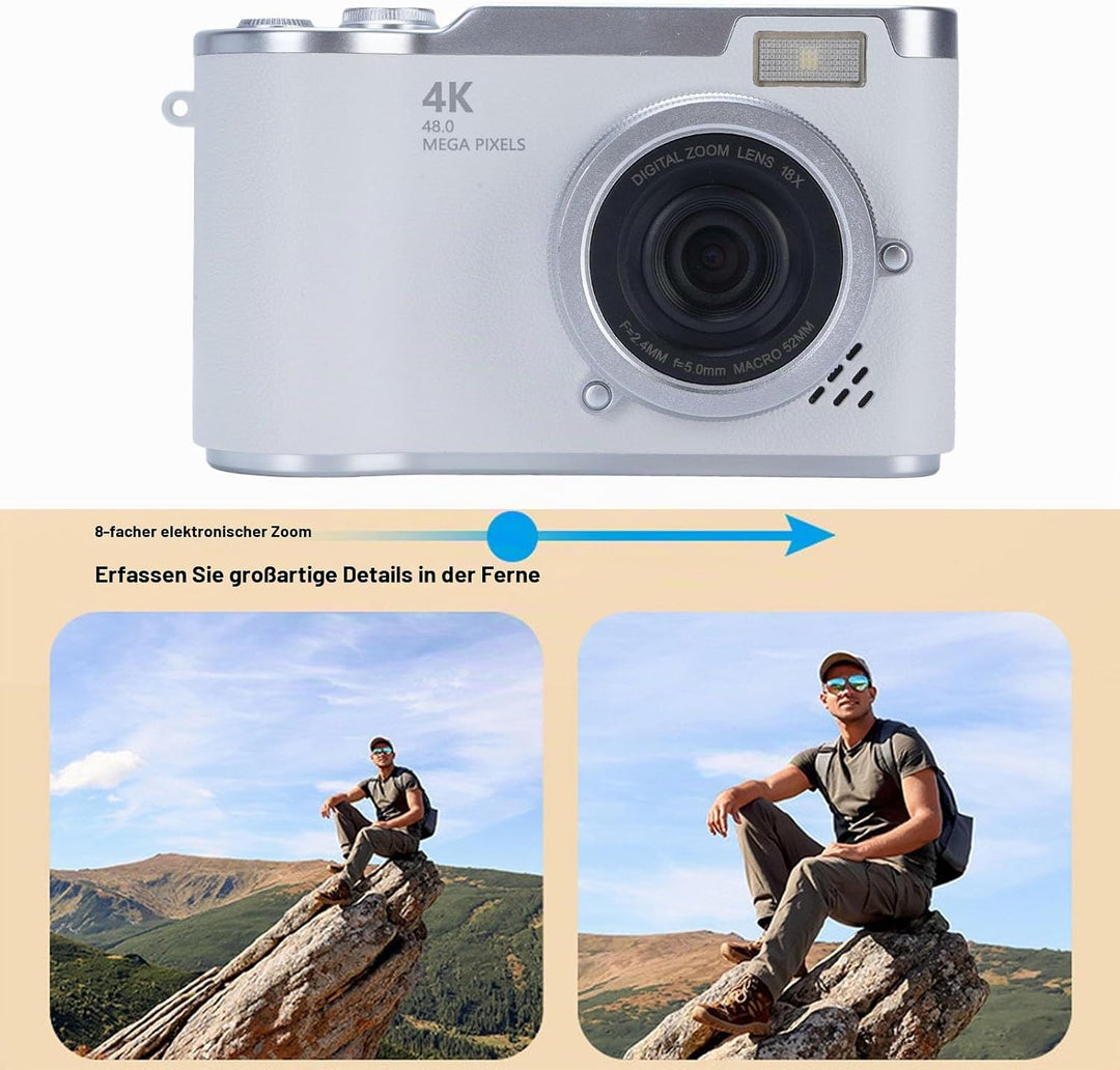48MP 1080p Digitalkamera mit 2,4 &