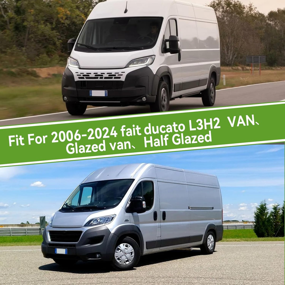 Vollgarage für FIAT Ducato 2006–2024, wasserdichte Wohnmobil-Abdeckung mit seitlichem Tür-Reissversc