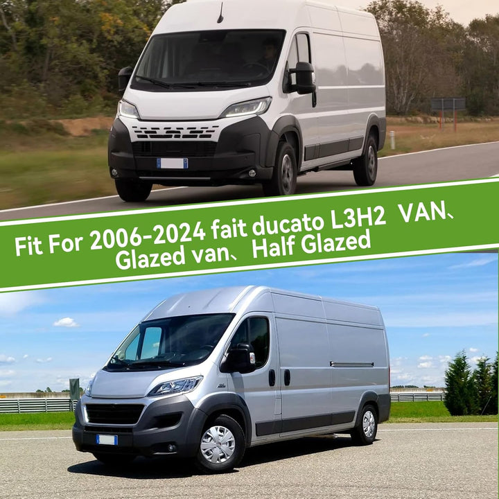 Vollgarage für FIAT Ducato 2006–2024, wasserdichte Wohnmobil-Abdeckung mit seitlichem Tür-Reissversc