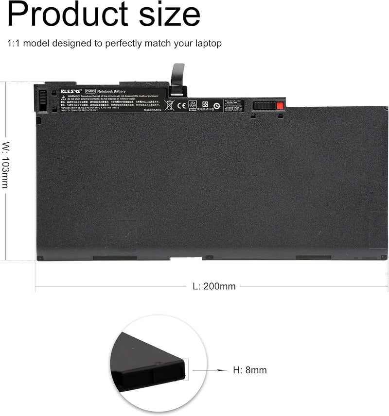 BLESYS CM03XL CO06XL Akku für HP EliteBook 840 G1 840 G2 845 G1 845 G2 850 G1 850 G2 855 G1 855 G2 Z