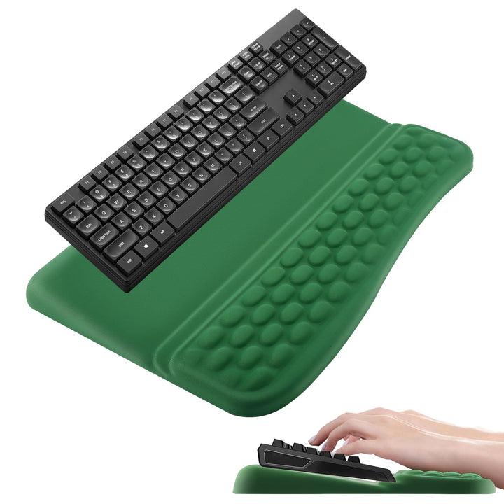 Handballenauflage Tastatur, Handstütze Tastatur Handauflage Ergonomisch, Memory-Schaum Rutschfest Ta