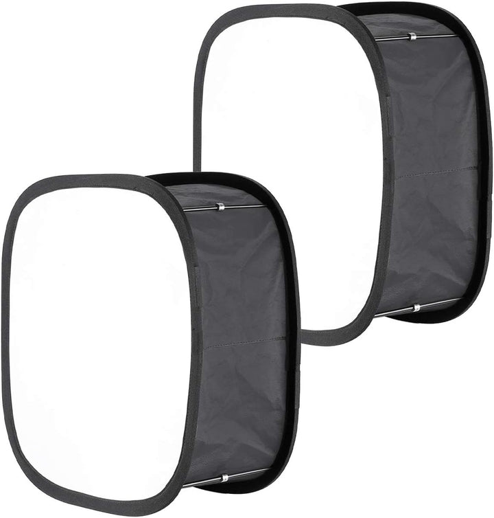 Neewer 2er Pack LED Licht Softbox für 660 LED Panel:9,25x9,25 Zoll Öffnung Faltbarer Lichtdiffusor m