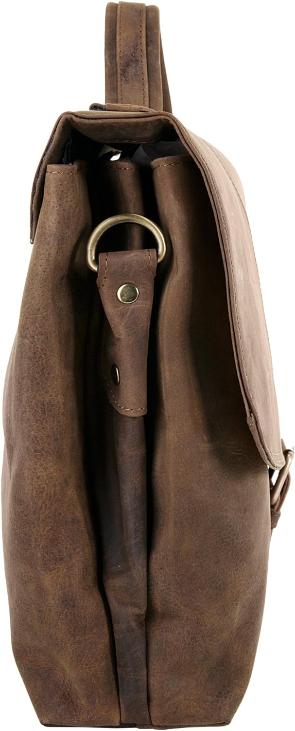 Harold's Lehrertasche 38 x 29 x 9 cm Rind-Leder Aktentasche Aktenmappe braun 339703