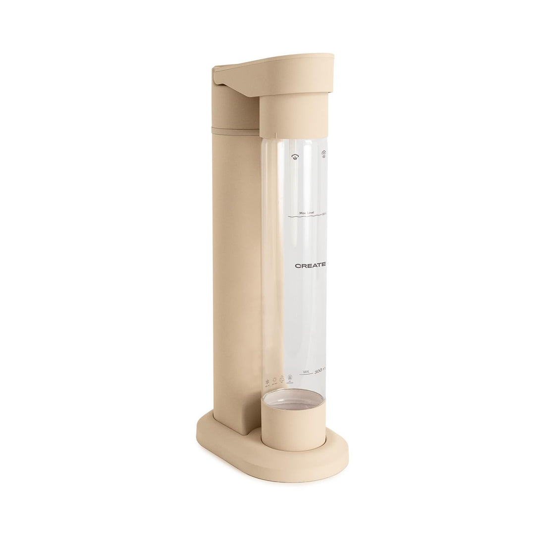 CREATE/SODA MAKER STUDIO/Wassersprudler 1L Sand/Keine CO2-Flaschen enthalten, kohlensäurehaltig in 4