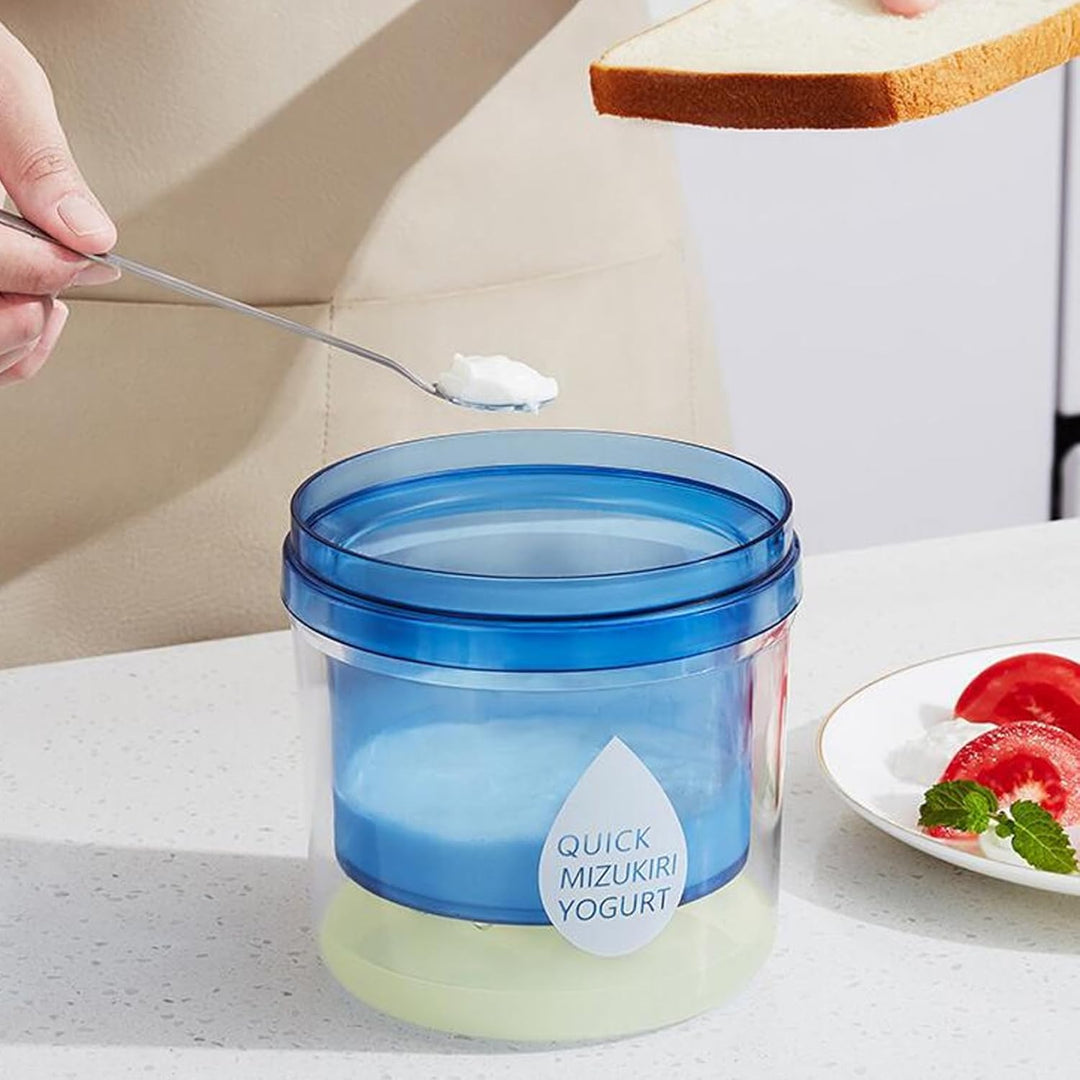 Griechischer Joghurtbereiter mit feinmaschigem Presstyp, wiederverwendbares, waschbares Joghurtsieb,