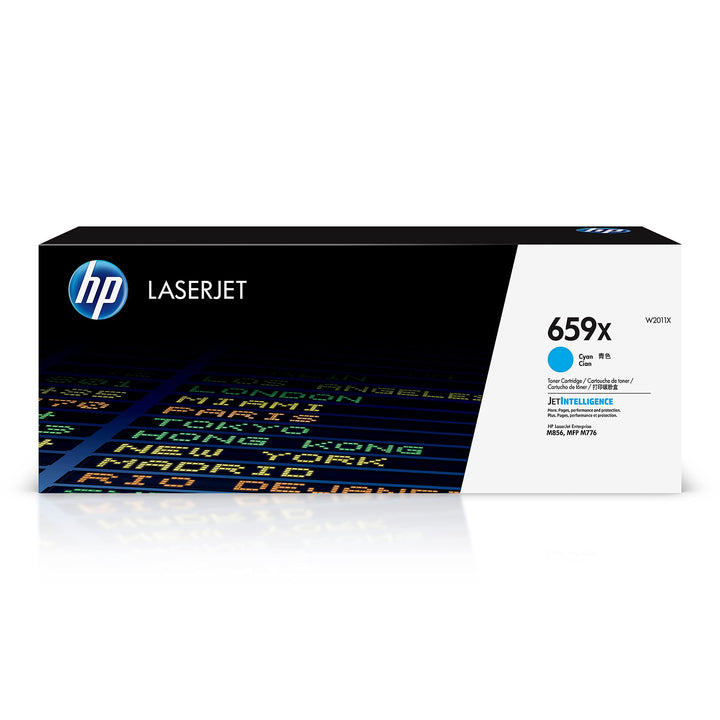 HP 659X High Yield Cyan Original LaserJet Toner Cartridge Normal One size Cyan, Normal One size Cyan