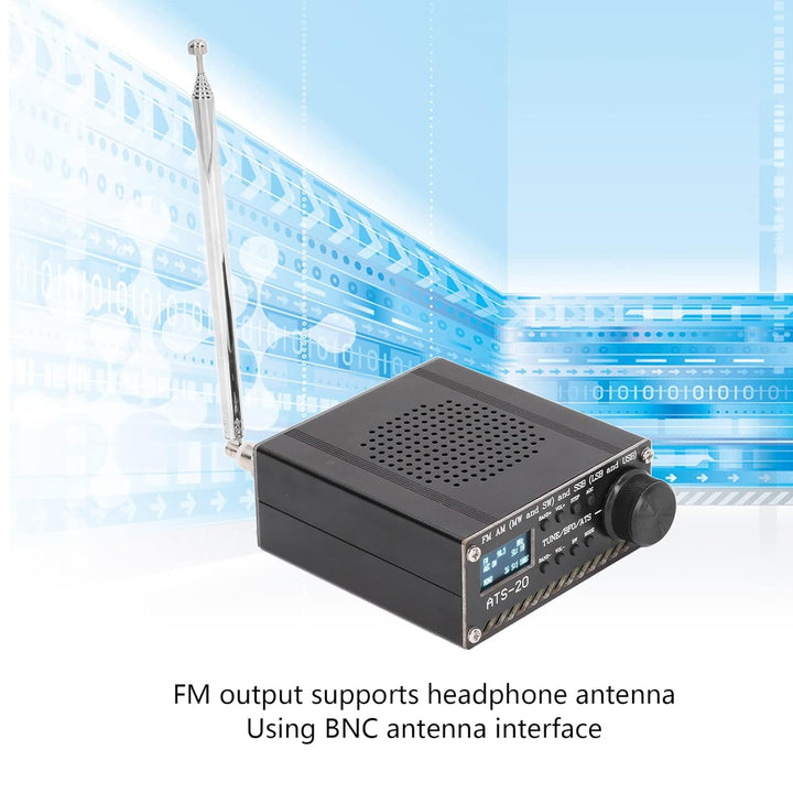 Vollband-Funkscanner Tragbarer Vollband-Funkempfänger AM FM MW SW SSB LSB USB-Scanner Tragbar mit An