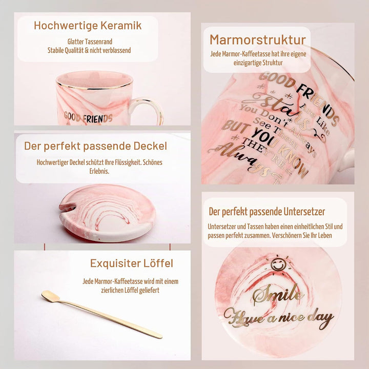 Geburtstagsgeschenke für den besten Freund für Männer,Gute Freunde sind wie Sternbecher,Freundschaft