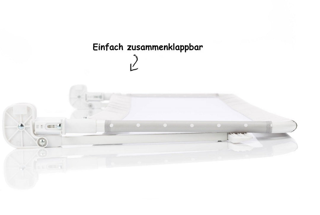 fillikid Bettgitter Punkte - Baby-Rausfallschutz mit rutschsicherer Bodenhalterung - Kinder-Bettsich