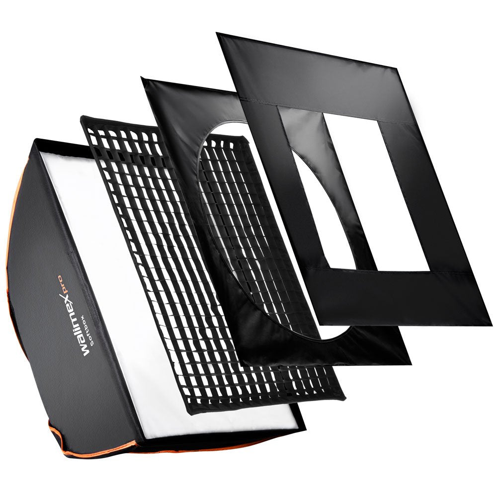 Walimex Pro Softbox PLUS Orange Line 80x120 cm für Visatec, Visatec