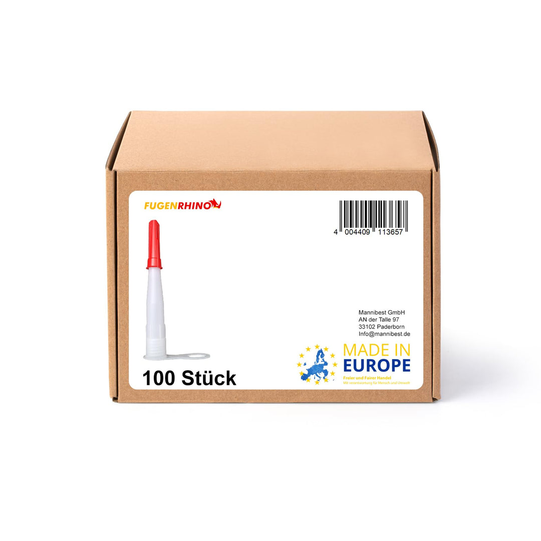 Kartuschenspitzen Silikonspitzen Silikontüllen Ersatzspitzen mit abdicht Kappe Dichtstoff Acryl und