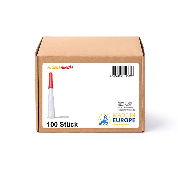 Kartuschenspitzen Silikonspitzen Silikontüllen Ersatzspitzen mit abdicht Kappe Dichtstoff Acryl und