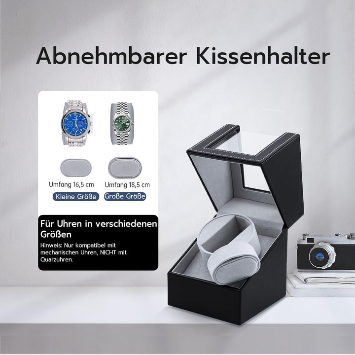 Mcbazel Automatische Uhrenbeweger Box aus PU Leder für Automatikuhren Uhrendreher Automatikuhren 1 u