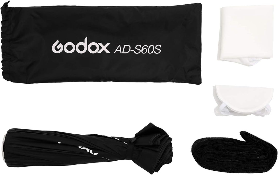 Godox AD-S60S 60 cm achteckiges Studio Softbox Speedlite Speedlight Diffusor Godox-Halterung mit Git