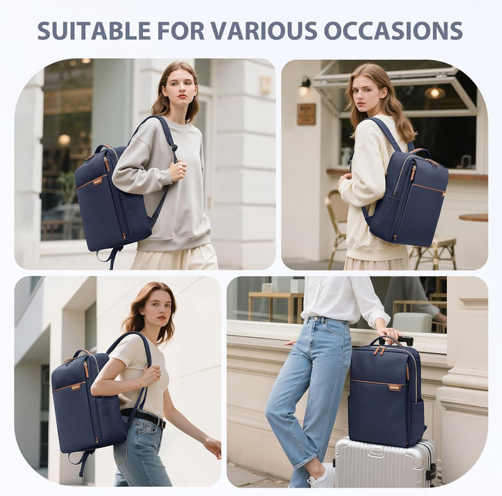 Laptop Rucksack Damen,Gross Anti Diebstahl Arbeitrucksack, Business Backpack, Computerrucksack, Läss