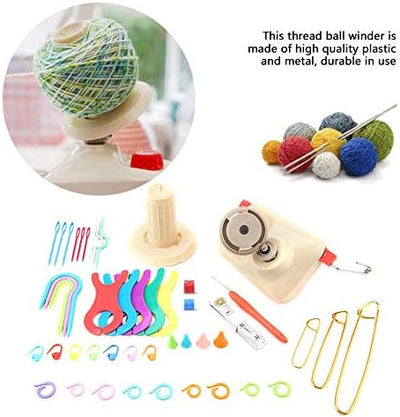 Ball Winder Garn Strickwebstuhl Häkeln Swift Garn Faser Cord Ball Woo Wickler DIY Tool Kit mit Stric
