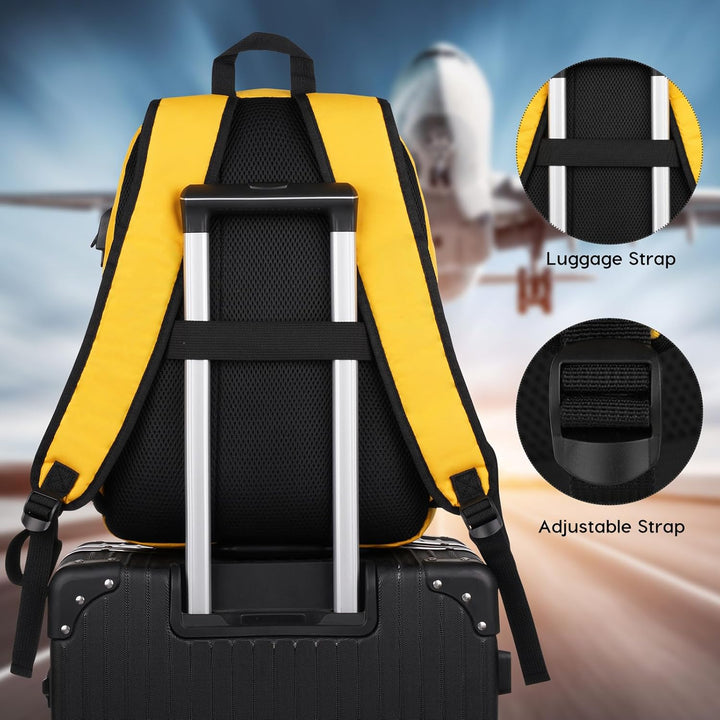 YAMTION Rucksack Laptop Damen,Schulrucksack Schultasche Mädchen Teenager Schulranzen für Schule Stud