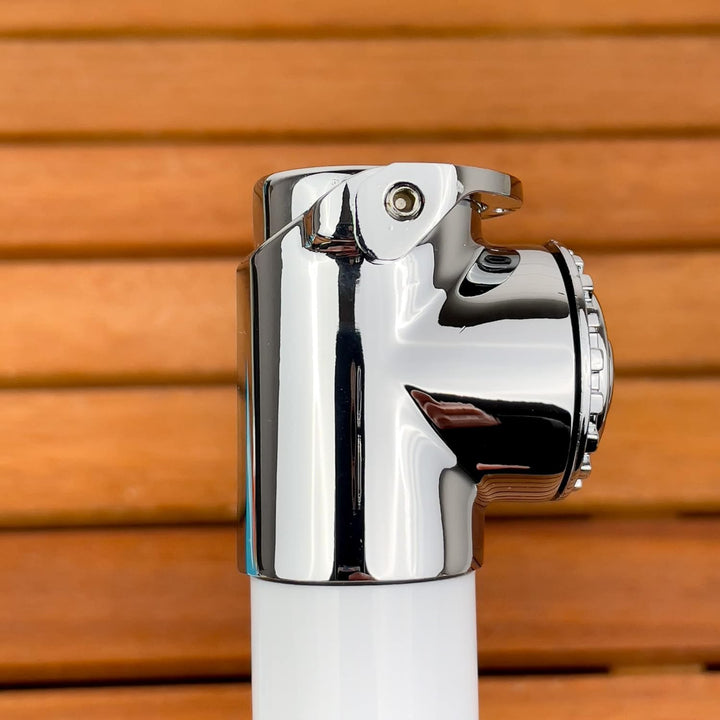Gate 14 - ABS-Dusche mit Druckknopf für Boot und Camper Wassersparender Duschkopf