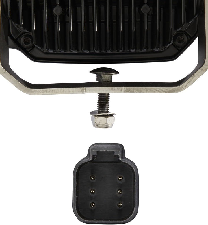 HELLA - LED-Hauptscheinwerfer - C140 - 24/12V - Anbau - Lichtscheibenfarbe: transparent - Stecker: D