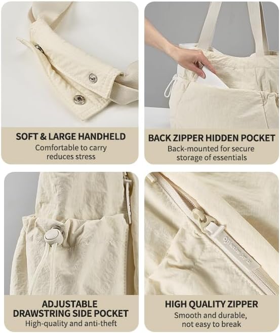 aji Yogatasche, Yoga Tasche mit Nass- und Trockenaufbewahrungstasche und Vielen Fächern, Yogamatte T