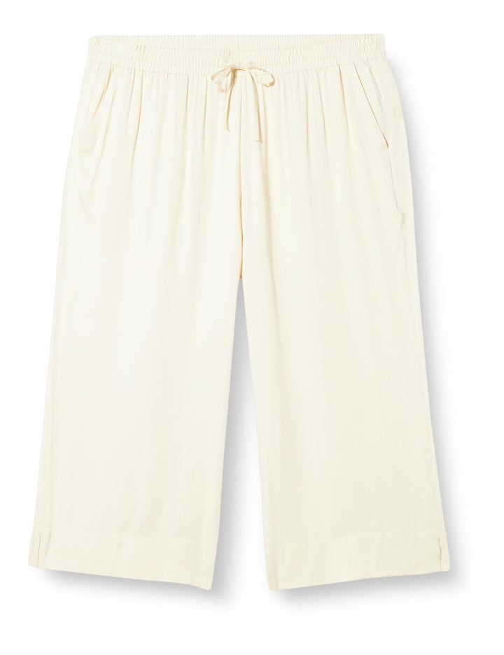Taifun Damen Palazzo Hose 44 Light Creme, 44 Light Creme