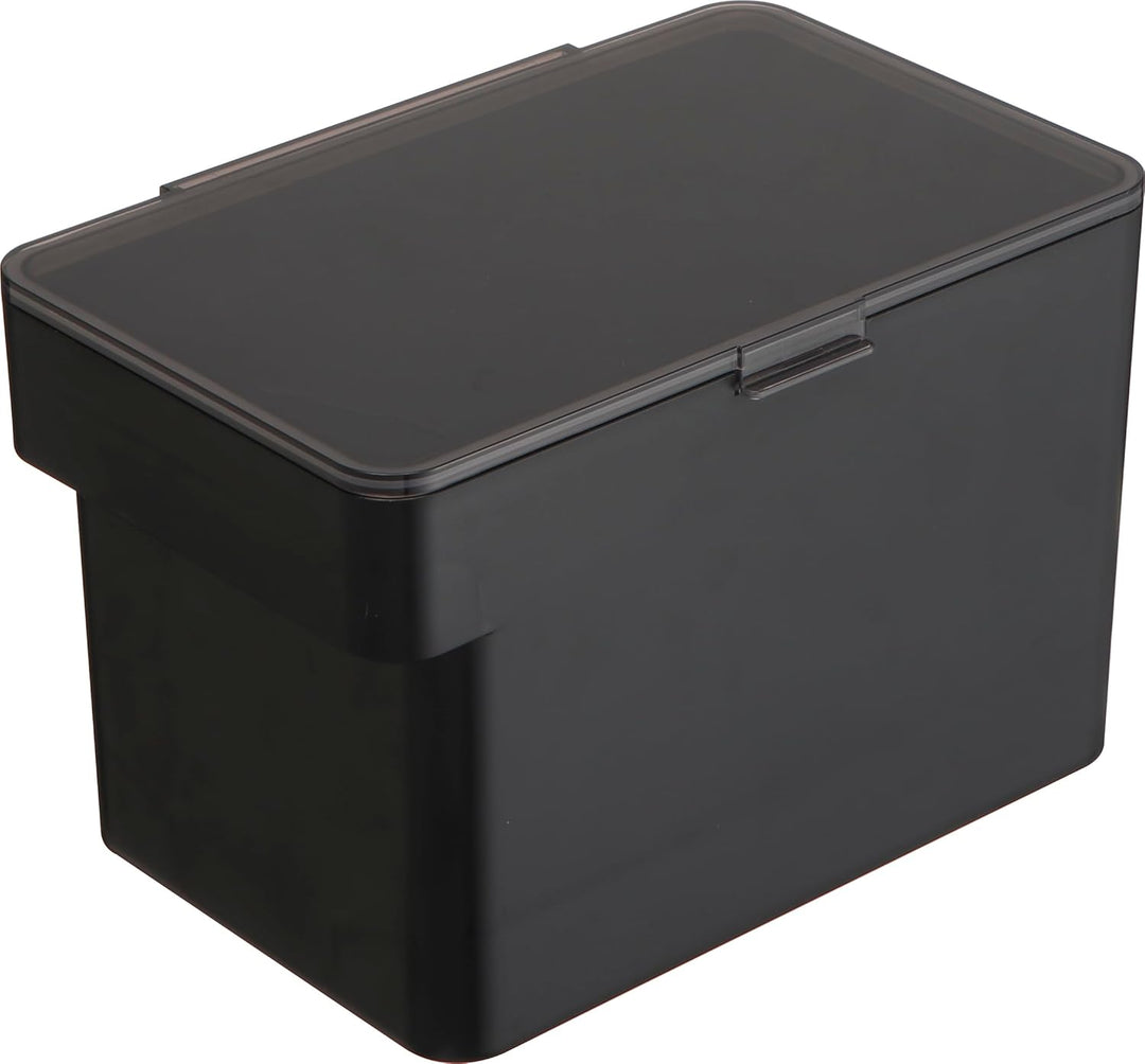 Yamazaki 5612 TOWER Behälter für Tierfutter mit Messbecher 6L, Trockenfutter: ca. 3,5kg, schwarz, AB