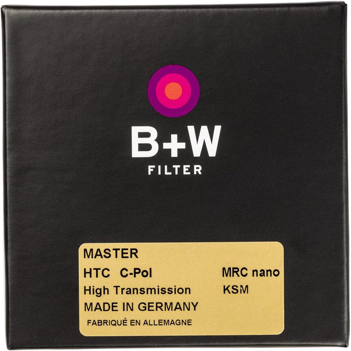 B+W Zirkularer Polarisationsfilter Käsemann High Transmission MRC Nano Master 46mm (16x vergütet, Sl