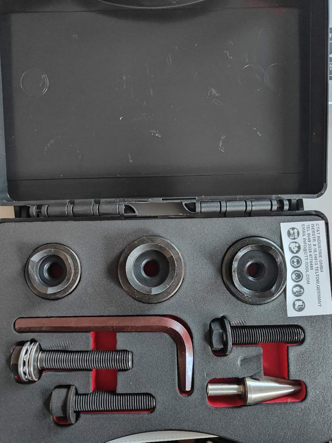 Schraublochstanzen Set mit 28,3 32 35mm Lochstanzen- Blechlocher