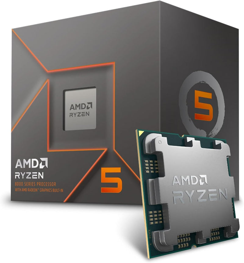 AMD Ryzen 5 8500G Prozessor (intergrierte Radeon Grafik, 6 Kerne/12 Threads, 65W TDP, AM5 Sockel, 22