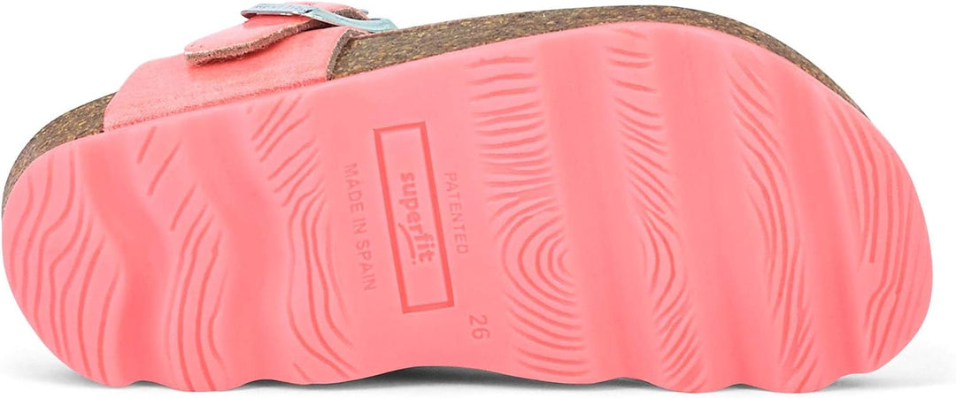 Superfit Mädchen FUSSBETTPANTOFFEL Pantoffeln 30 EU Melon 5000, 30 EU Melon 5000