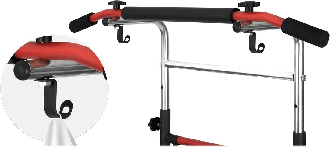 NEO SPORT Freistehende Klimmzugstange NS-300 für Klimmzüge Krafttraining Übungen aus verstärktem Sta