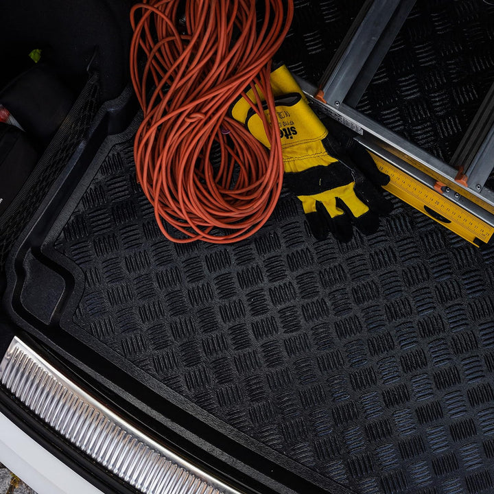 REZAW - PLAST Schutzmatte Kofferraummatte passt für Renault Megane IV E-Tech ab 2020 Kompletter Schu